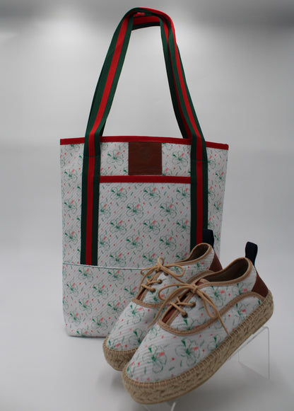 EVA SHOES | GREEN + OREGANO TOTE | YELLOW AND GREEN | YELLOW BUTTERFLY 