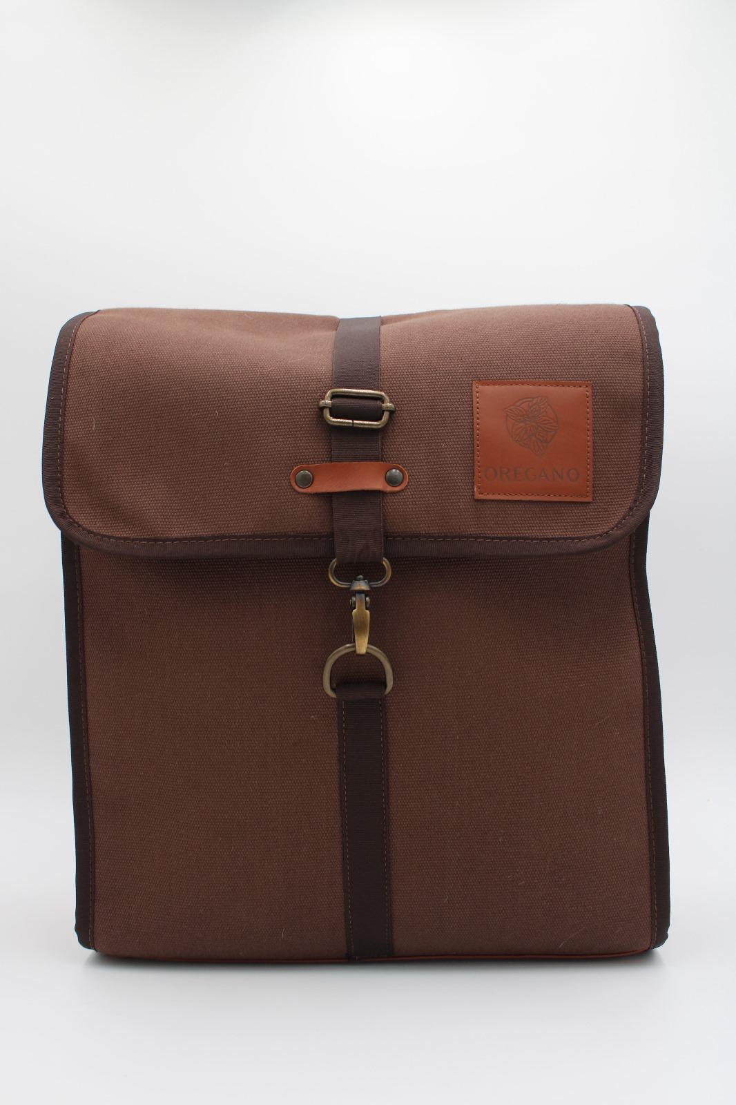 ORÉGANO BACKPACK| LONA MARRON